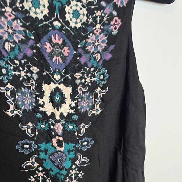 Urban Outfitters Ecote black patterned mini dress - Picture 2 of 6